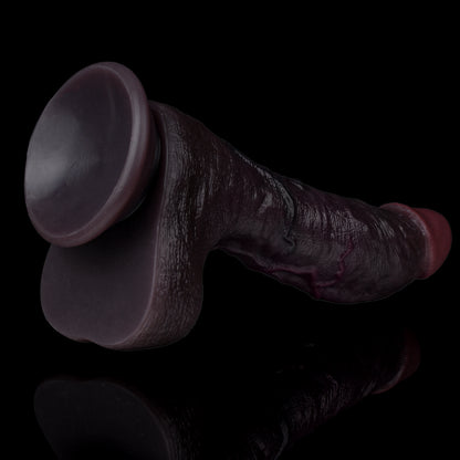 8 Inch Realistic BBC Dildo - Clear Veins, Real Feel, No Over-Size | SilikonLust