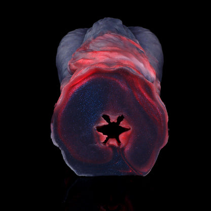 Alpha Canine Masturbator – Präzisions-Tool aus Platin-Silikon mit Vortex-Textur