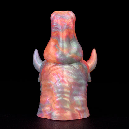 Closed Bull Head Mundknebel - Minotaur Sealed Beast Mask Gag | Platin-Silikon SilikonLust