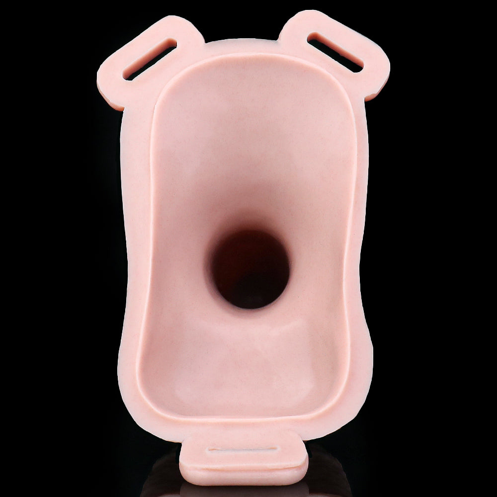 Hyper-Realistic Penis Extension Sleeve Oval - Micropenis Circumcised Penis Sleeve Annular Elevation