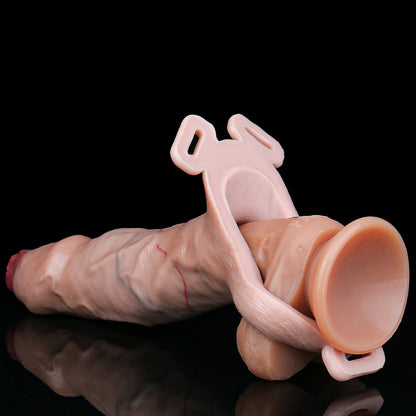 Open Tip Funnel Penis Sleeve - Offene Penishülle mit Trichter-Spitze | Platin-Silikon SilikonLust