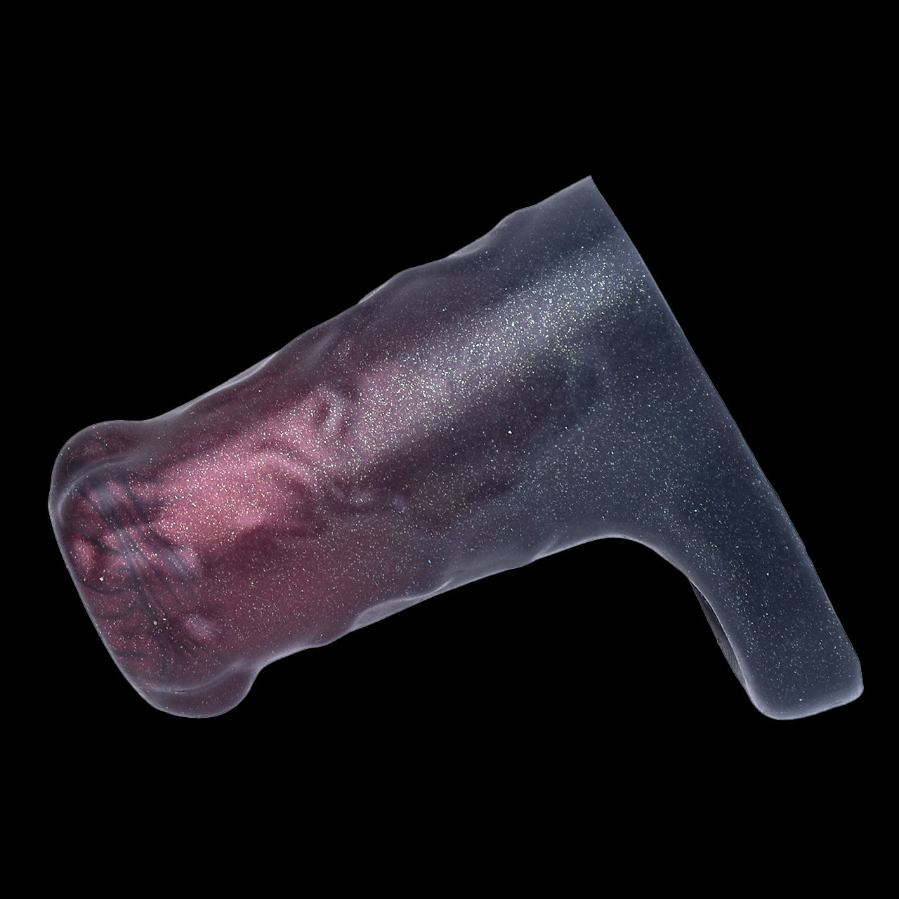 Mystische Galaxie Penis Sleeve mit Hodenring – Offene Penis-Manschette für Längere Ausdauer, Intensives Liebesspiel & Paar-Erotik