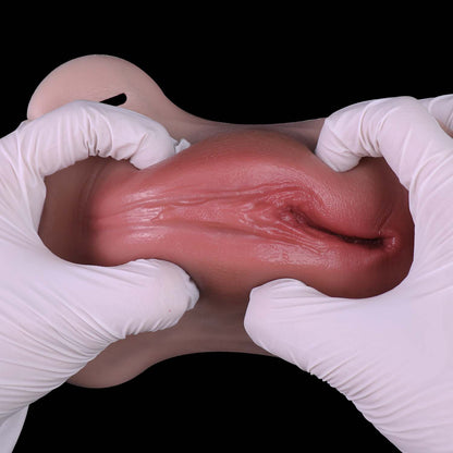 Pussy Panties with Leather Straps | Transgender Vaginal Gaff for Trans & Femboy