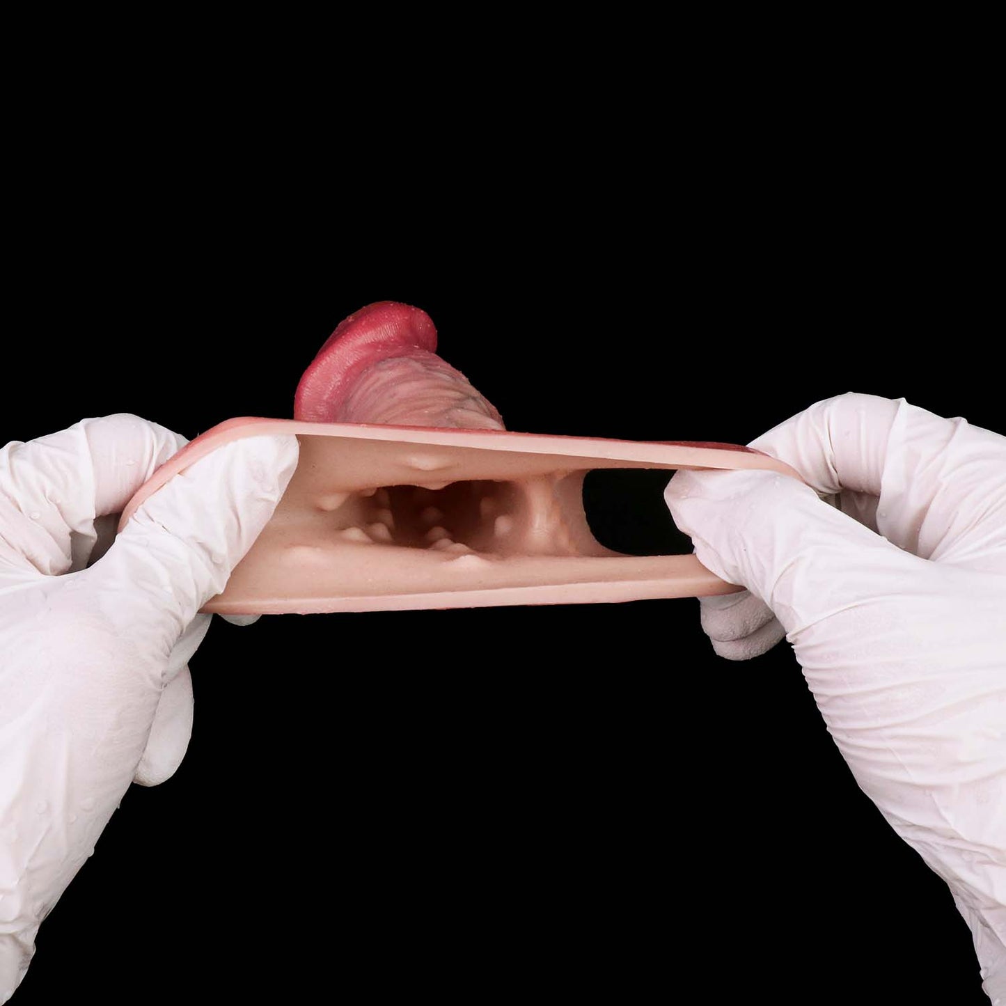 Realistischer Penis Sleeve zur Penisvergrößerung – Hautfarbene Silikon-Manschette für Paare