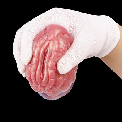 Organic Fantasy Masturbator Sleeve – Sci-Fi Alien Texture Stroker made of Platinum Silicone for Immersive Deep Stimulation