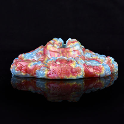Octopus Grinder Sex Toy | Platinum Silicone Sexually Grinding Pad with Tentacle Sucker Landscape & Tie-Dye