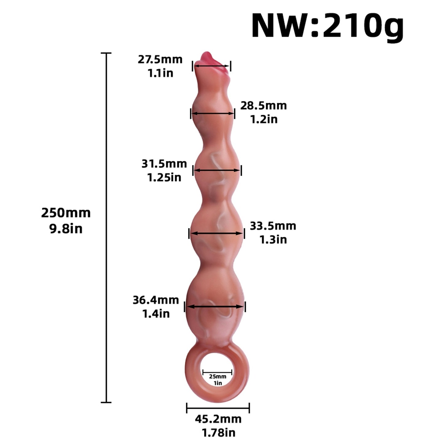 Spiral Butt Plug Silicone - Dynamic Silicone Expander Muscle Bundle Texture Rotational