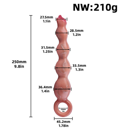 Spiral Butt Plug Silicone - Dynamic Silicone Expander Muscle Bundle Texture Rotational