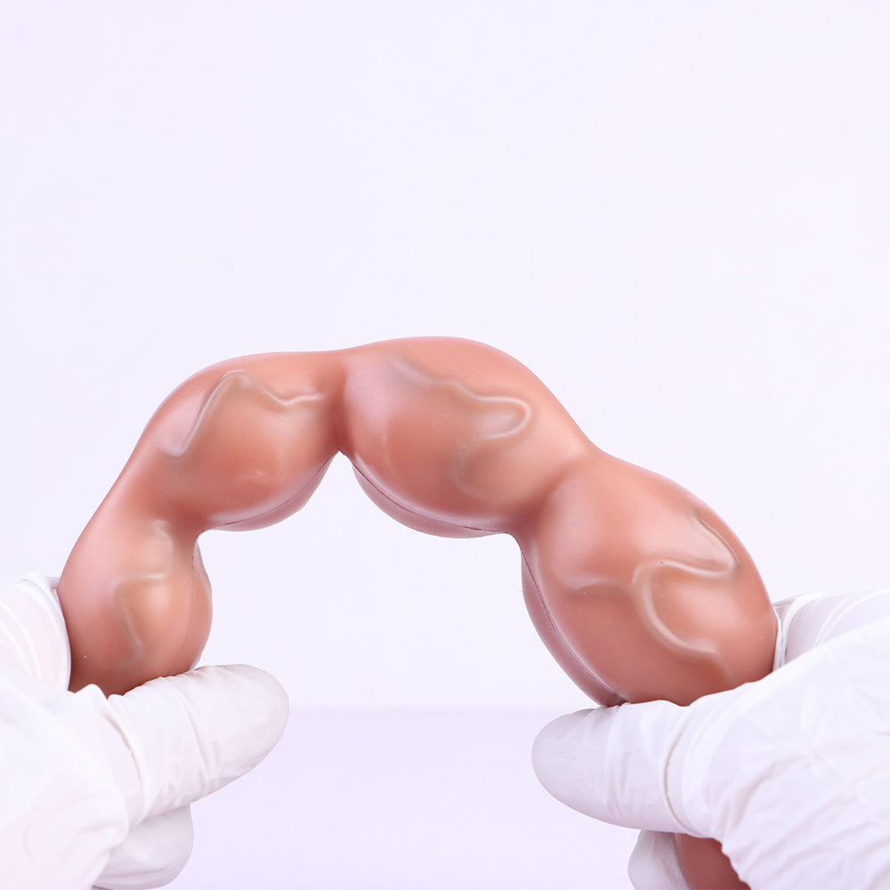 Spiral Butt Plug Silicone - Dynamic Silicone Expander Muscle Bundle Texture Rotational