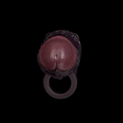 Obsidian Black Penis Sleeve – Dual-Ring Extender for Maximum Presence | SiliconeLust