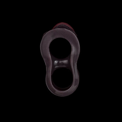Obsidian Black Penis Sleeve – Dual-Ring Extender for Maximum Presence | SiliconeLust