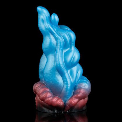 Alien Masturbator - Innovative Platinum Silicone Dual-Entry Design with "Mouth-to-Tongue"