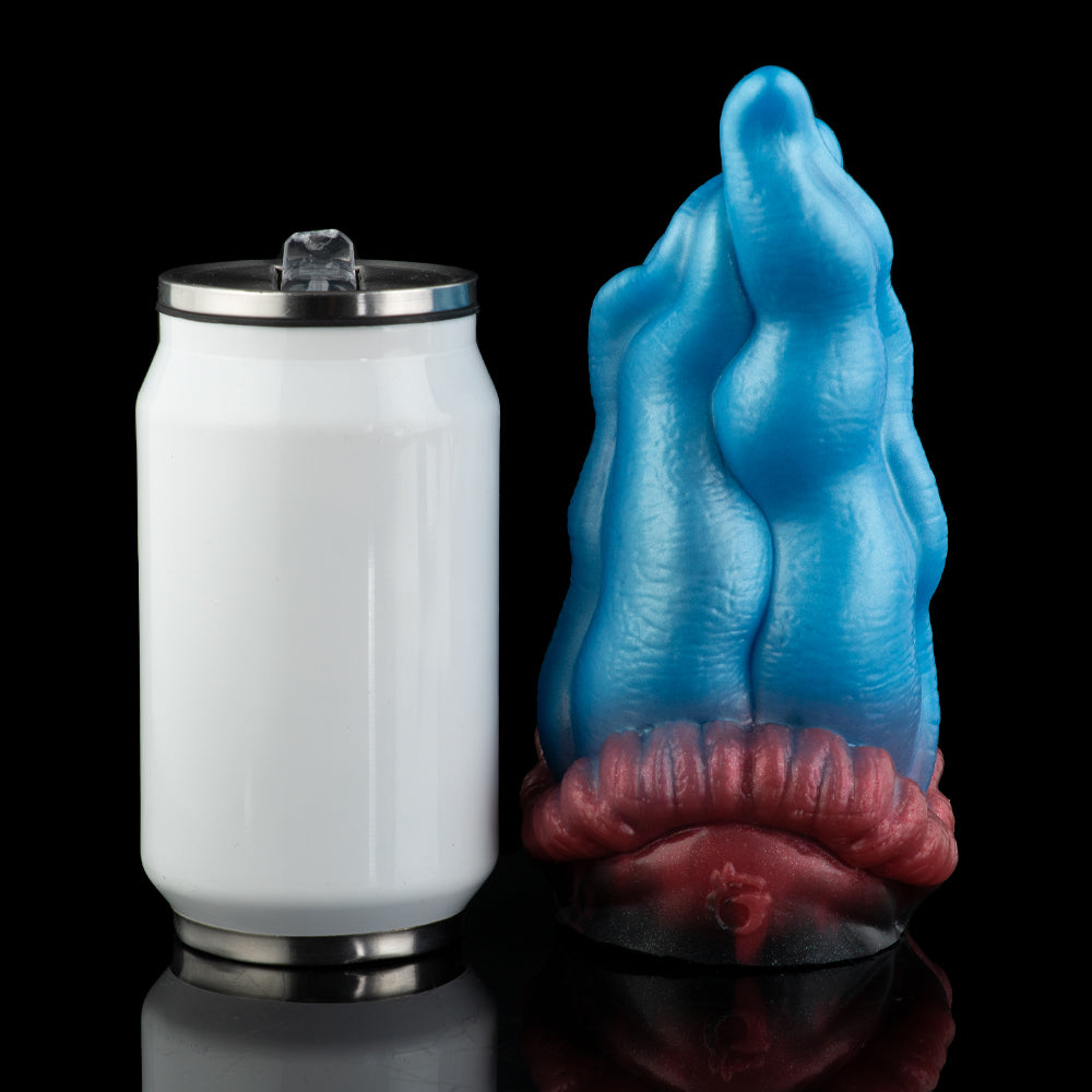 Alien Masturbator - Innovative Platinum Silicone Dual-Entry Design with "Mouth-to-Tongue"