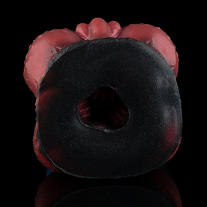Alien Pocket Pussy – Platinum Silicone Cyberpunk Masturbator with Tight Ribbed Entrance & Extreme Suction