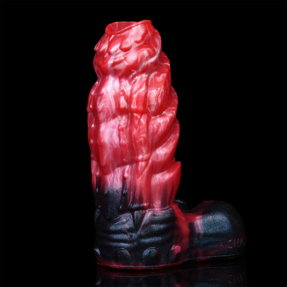 Hyper-Realistic Micropenis Extension Sleeve - Triangle Harness Base | Platinum Silicone SilikonLust