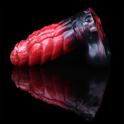 Hyper-Realistic Micropenis Extension Sleeve - Triangle Harness Base | Platinum Silicone SilikonLust