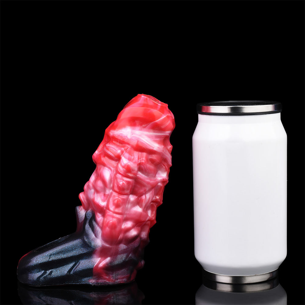 Hautnah-Extase: Offene Penis Sleeve mit organischem Marmor-Effekt