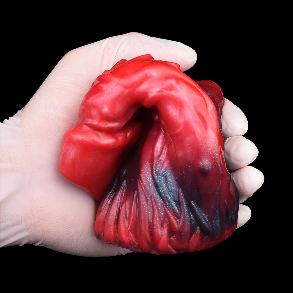 Asymmetrical Penis Sheath for Small Penises – Organic Spikes and Serpentine Scales for Penis Enlargement