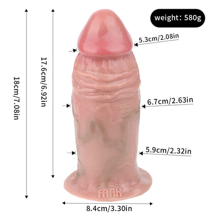 Flesh-Colored Realism Dildo – Skin-Like, Hand-Poured & Take It Anywhere