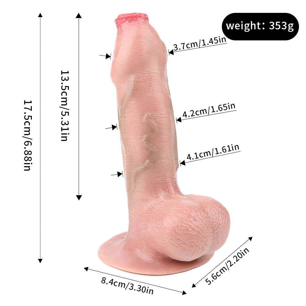 Vorhaut-Dildo – Naturgetreu & Flexibel | SilikonLust