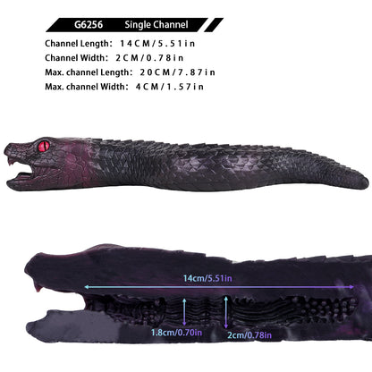 Python Schlangen Oral Sexpuppe – Fantasy Blowjob Pocket Pussy Fangzähne | Platin-Silikon Fetisch