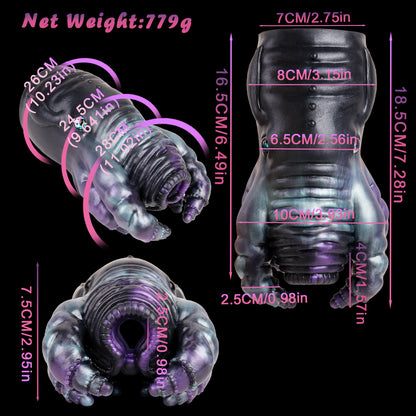 Alien Pocket Pussy mit Bio-Struktur-Kanal – Extraterrestrisches Textur-Erlebnis im Cthulhu-Design