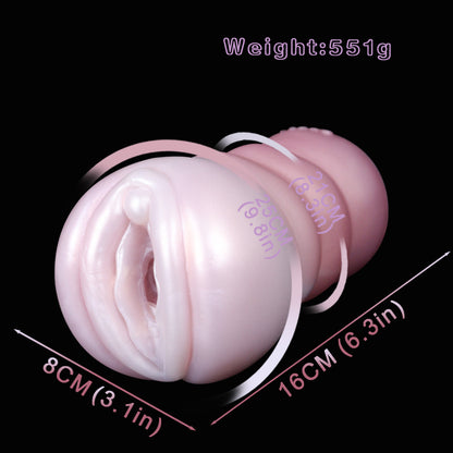 Alien Fantasy Pocket Pussy – Tight Platinum Silicone Canal for Intense Solo Stimulation