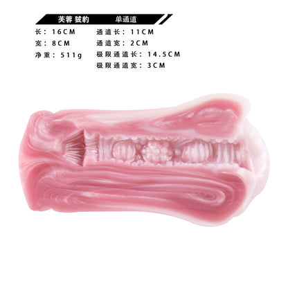 Soft Silicone Pocket Pussy – Tight Pussy Masturbator with Fantasy Texture Tunnel for Intense Solo Stimulation