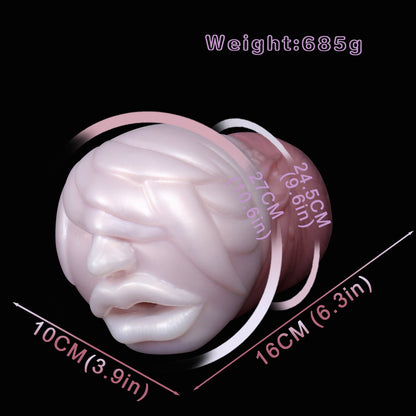 Skulpturaler Alien Fantasy Masturbator – Tight Pussy Silikon Stroker mit progressiver Textur für immersive Solo-Erlebnisse