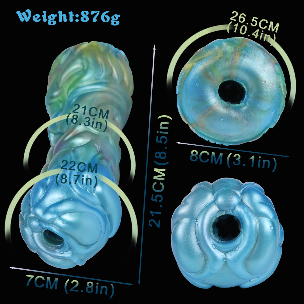 Icy Precision – Fantasy Pocket Pussy in Pearlescent Ice Blue | SilikonLust
