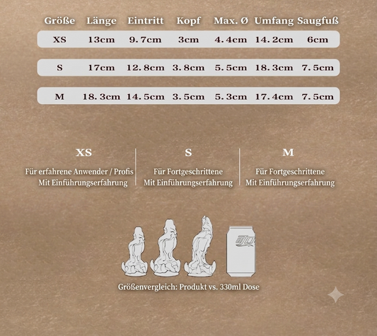 Stier-Dildo aus der Tierkreiszeichen-Serie – Jadegrün & Weinrot, Spiralrelief, Saugnapf & Drei Größen aus Platin-Silikon