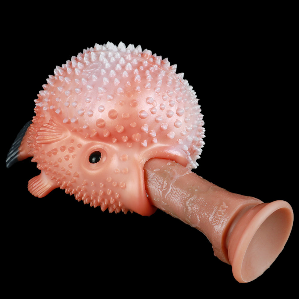 Kugelfisch Blowjob Pocket Pussy – Cute Fantasy Oral Sexpuppe | Platin-Silikon Handbemalt