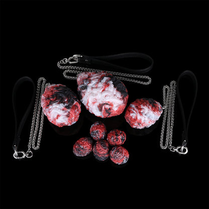 Silicone Kraken Egg – Red-and-Black Tentacle Relief for Fantasy Role-Playing Games