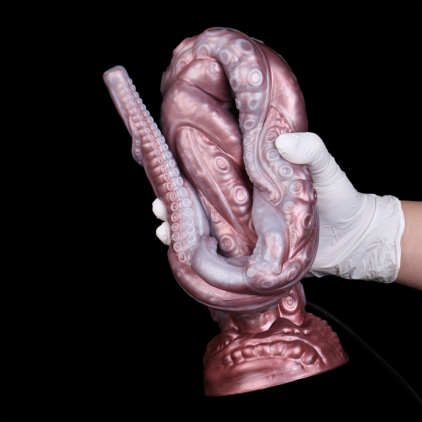 Giant Tentacle Dildo – HD Camera Fantasy Dildo made of Platinum Silicone with Extra Length and Suction Cup Base