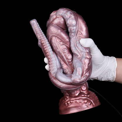Giant Tentacle Dildo – HD Camera Fantasy Dildo made of Platinum Silicone with Extra Length and Suction Cup Base