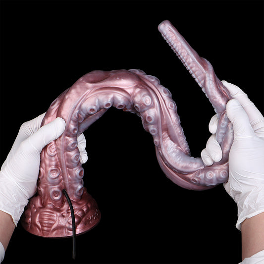 Giant Tentacle Dildo – HD-Kamera Fantasy Dildo aus Platin-Silikon mit Extra Länge und Saugnapfbasis