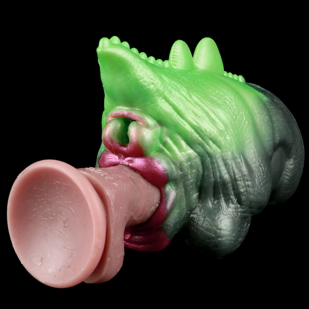 Eidechsen Torso Sexpuppe | Platin-Silikon Fantasy Riding Doll  SilikonLust