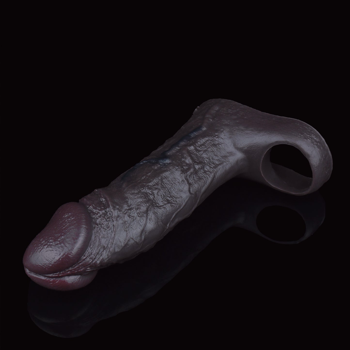 BBC Penis Sleeve Obsidian – Venenrelief, Verzögerungsring & Maximale Vergrößerung
