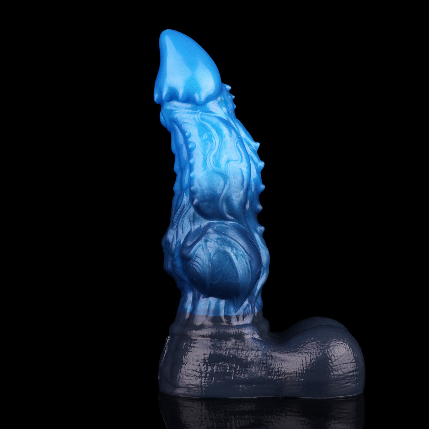 Alien Fantasy Dildo – Blue Tentacle Curved Deep Sea Creature | SilikonLust