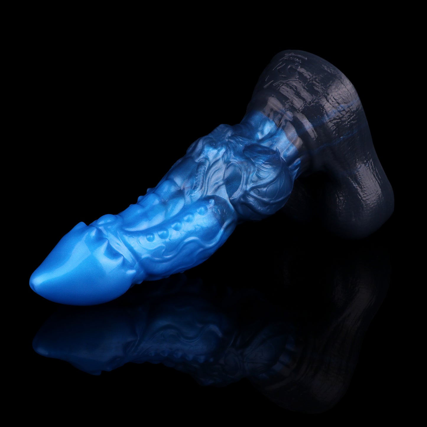 Alien Fantasy Dildo – Blue Tentacle Curved Deep Sea Creature | SilikonLust