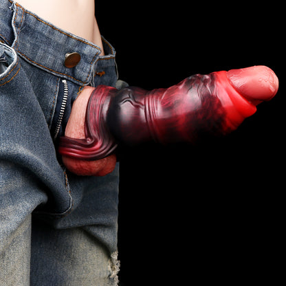 Penis sleeve for small penis - Matrix suction cup inner wall & double constriction contour