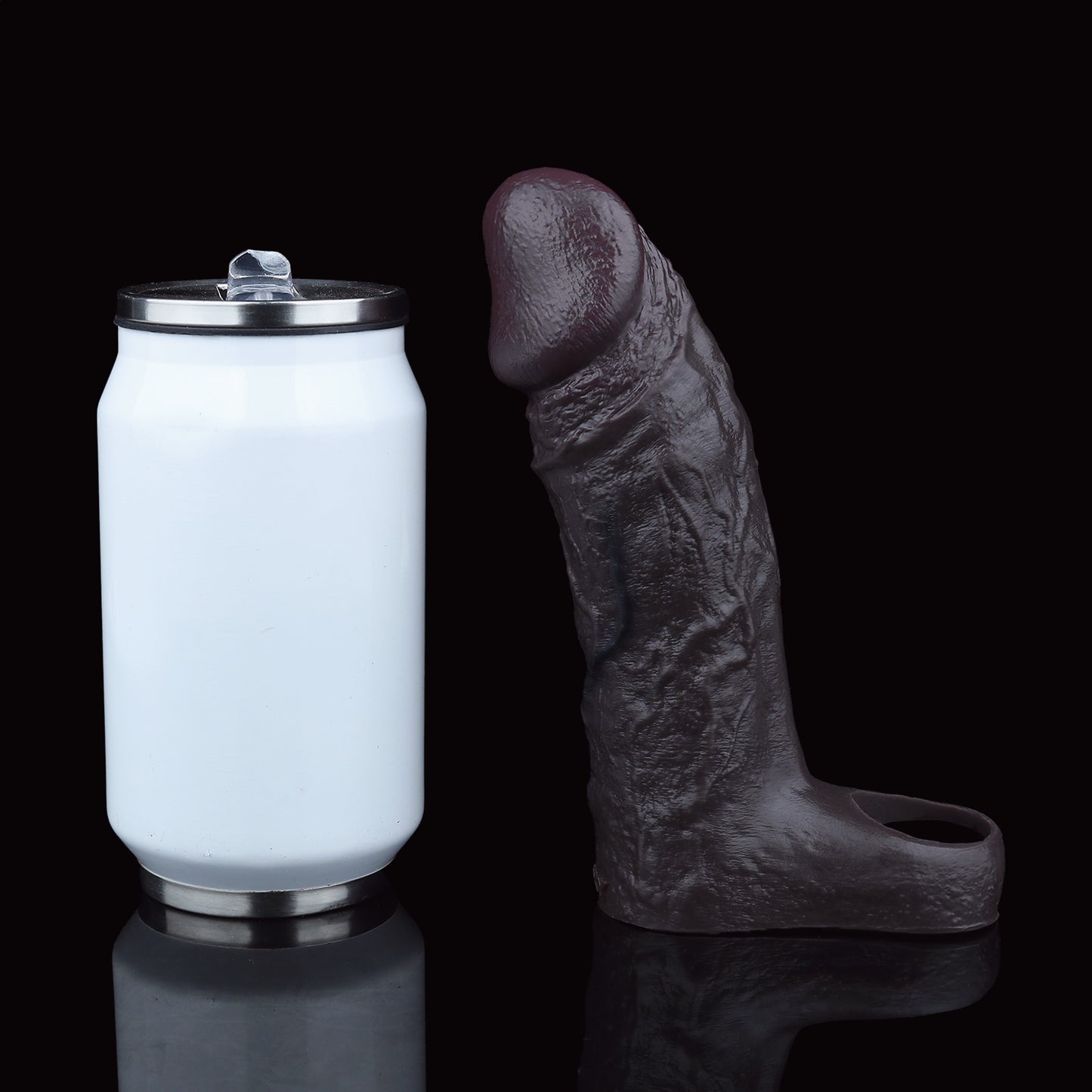BBC Penis Sleeve Obsidian – Venenrelief, Verzögerungsring & Maximale Vergrößerung