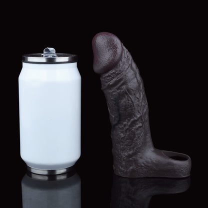 BBC Penis Sleeve Obsidian – Venenrelief, Verzögerungsring & Maximale Vergrößerung