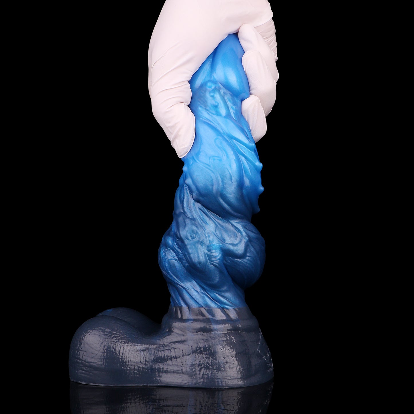 Alien Fantasy Dildo – Blue Tentacle Curved Deep Sea Creature | SilikonLust