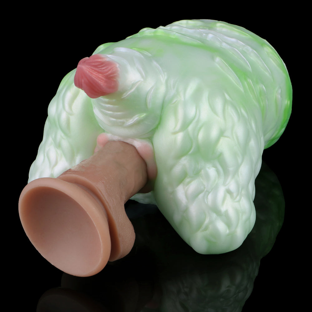 Feral Sylvan Glow – Anatomical Beast Masturbator with Fur Texture
