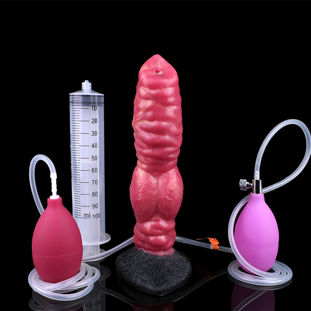 Fantasy Dildo Silicone – Creature Dong Inflatable & Squirt | SiliconeLust