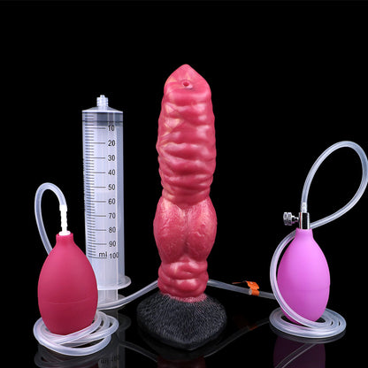 Fantasy Dildo Silicone – Creature Dong Inflatable & Squirt | SiliconeLust