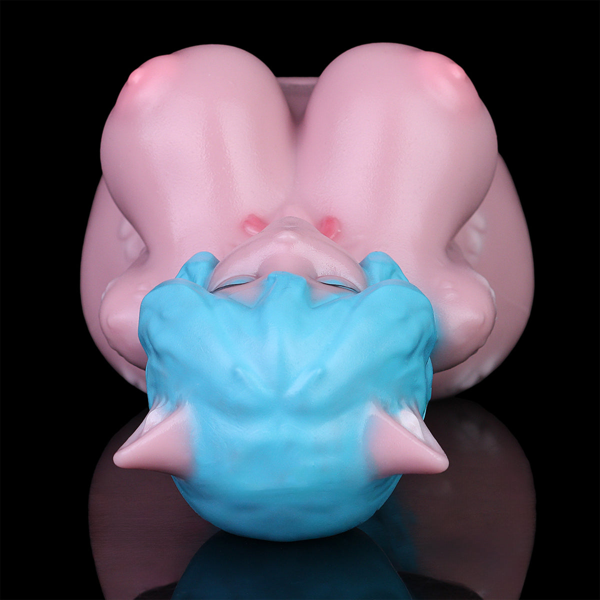 Sexpuppe Neko – Pastellblaue Katzenfantasie für Rollenspiele