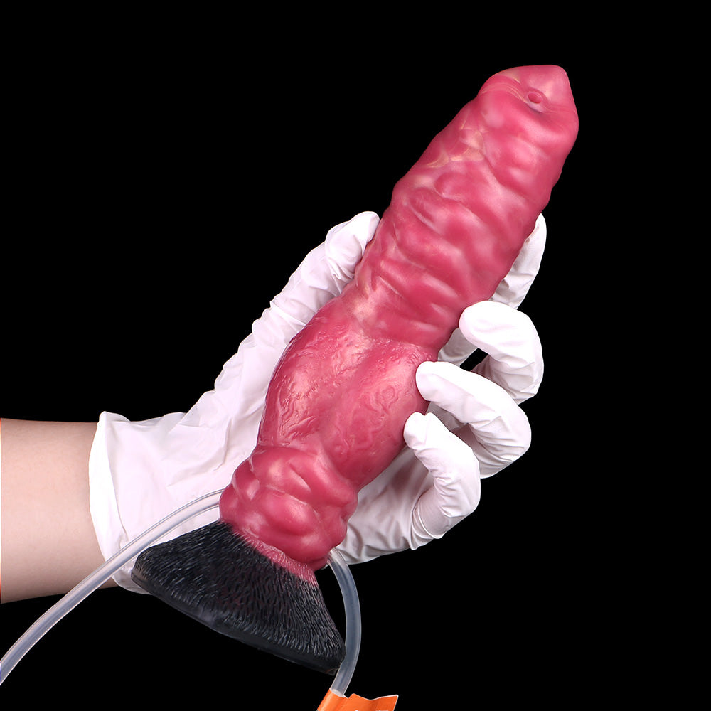 Fantasy Dildo Silicone – Creature Dong Inflatable & Squirt | SiliconeLust