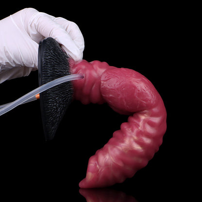 Fantasy Dildo Silicone – Creature Dong Inflatable & Squirt | SiliconeLust